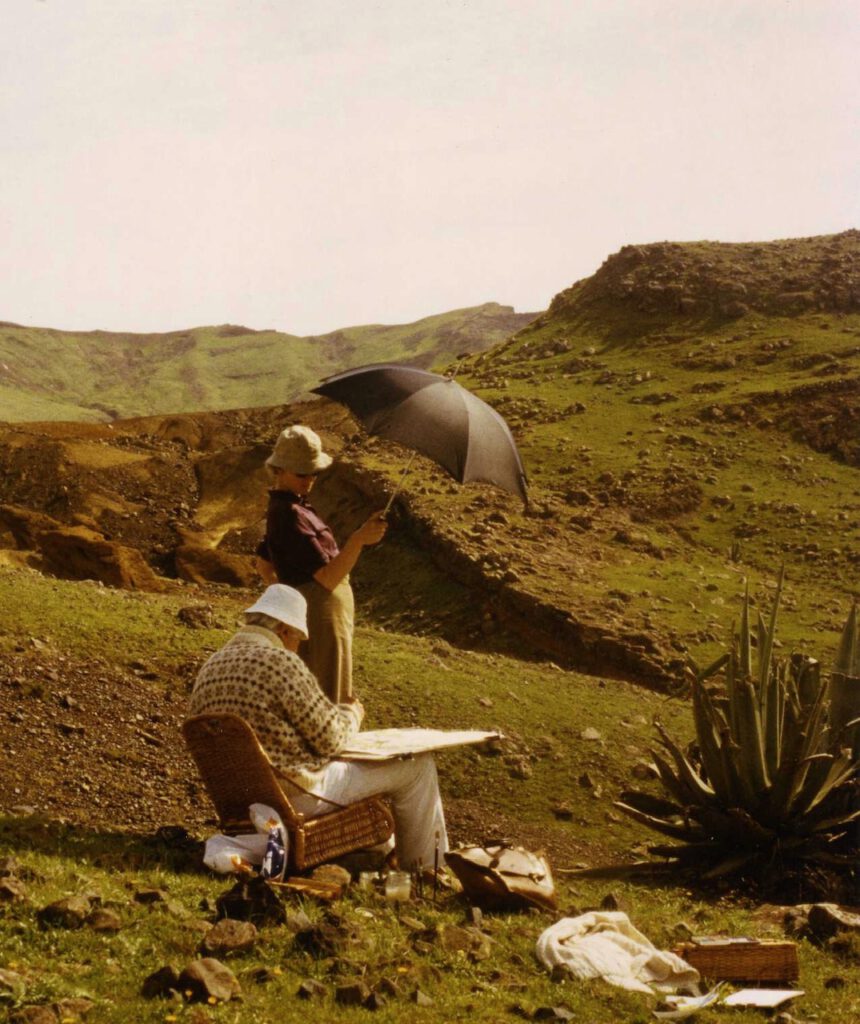Siegward und Cosmea Sprotte, Punto di Sao Lourenco, Madeira, 1982