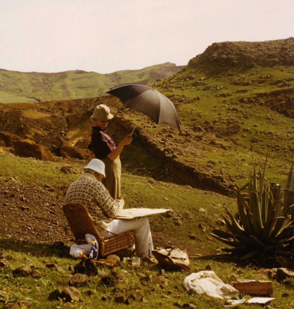 Siegward und Cosmea Sprotte, Punto di Sao Lourenco, Madeira, 1982